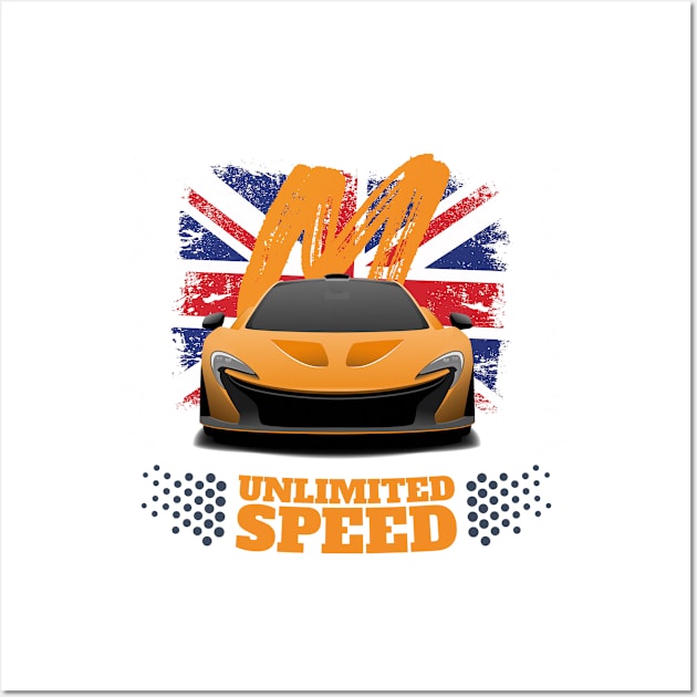 P1 - Unlimited Speed Wall Art by Car_Designer